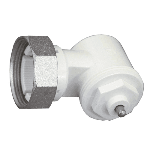 Oventrop angle adapter M30 x 1.5 - white, 333408