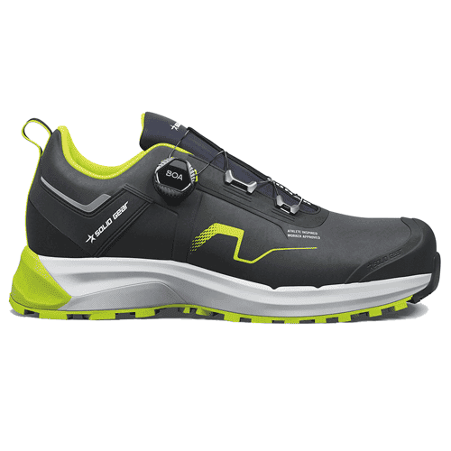 Solid Gear werkschoenen Sonar Low Green S3S - zwart/groen