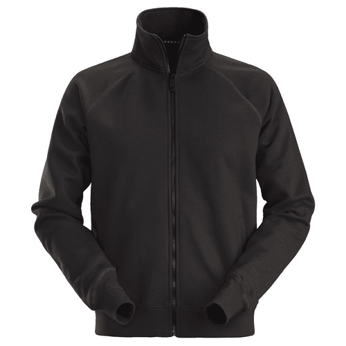 Snickers sweatshirt jacket with zip 2886 - black