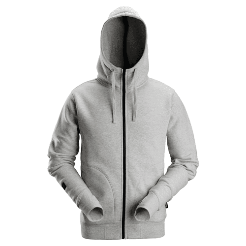 Snickers All-roundWork zipped hoodie 2890 - grey melange
