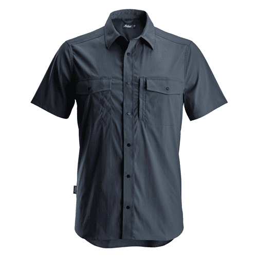 Snickers LiteWork short sleeve shirt - navy