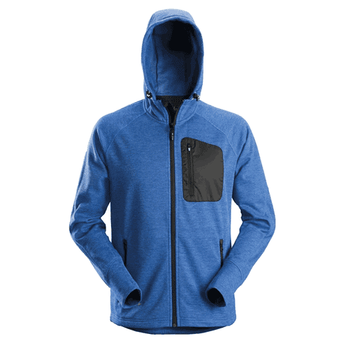 Snickers FlexiWork fleece hoodie 8041 - true blue