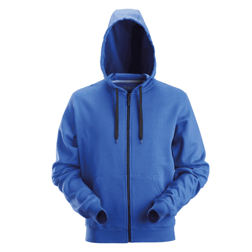 Snickers Classic zip hoodie 2801 - true blue