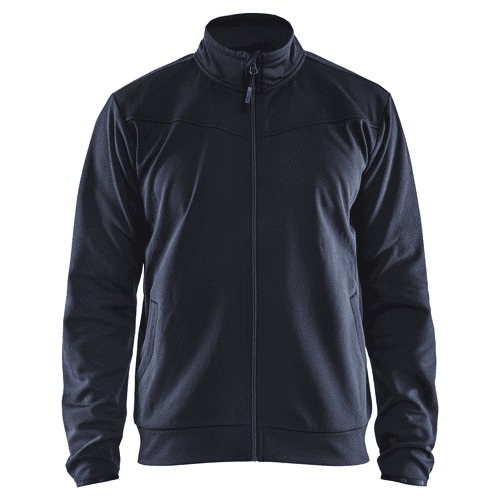 Blåkläder service sweatshirt met rits 3362 - blauw/zwart