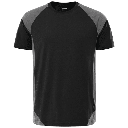 Fristads T-shirt heavy 7046 GTM - zwart/grijs