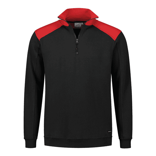 Santino Tokyo sweatshirt with zip - black/red