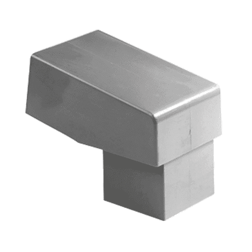 Square Rainwater PVC flat roof outlet