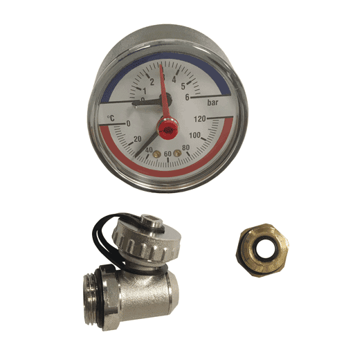 Jaro fill-drain valve + manometer