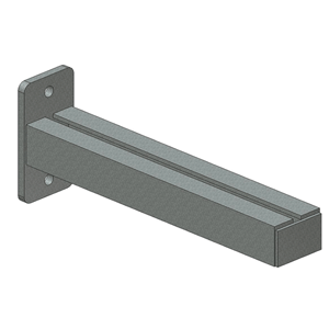 Zupor horizontal pipe support