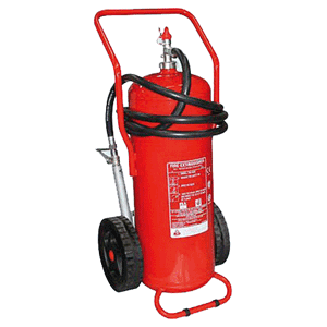 foam extinguisher trolley 50 litre, frost-resistant
