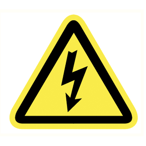 Sticker 'electrical voltage'