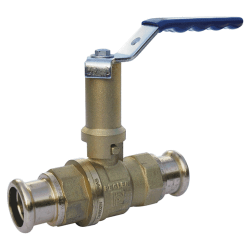 VSH Xpress PS550EL brass ball valve with extended spindle