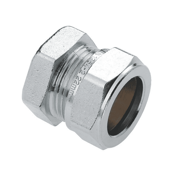 End coupling nickel plated (1x compression)