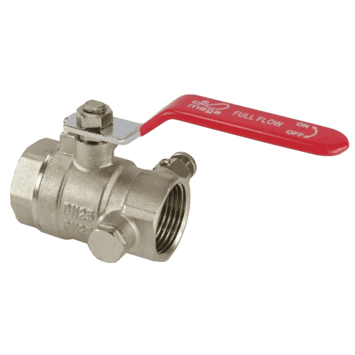 Profec ball valve with drain