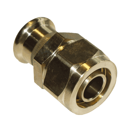 Henco transition coupling, brass screw x copper press