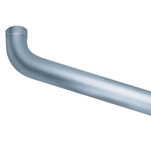 Drain pipe offset bend zinc