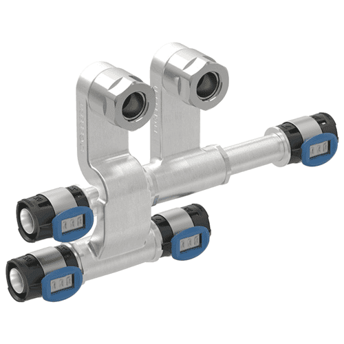 FlowFit plintkruisstuk met klemkoppeling