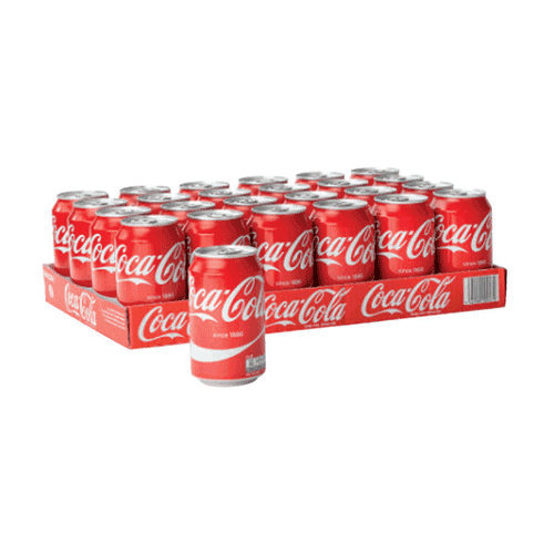 590051 Coca-Cola tray of 24 cans