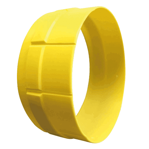 Plastic flexible ring for flexible hose