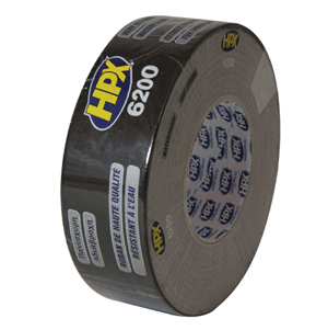 610024 Cloth tape 50mm black, roll 50m