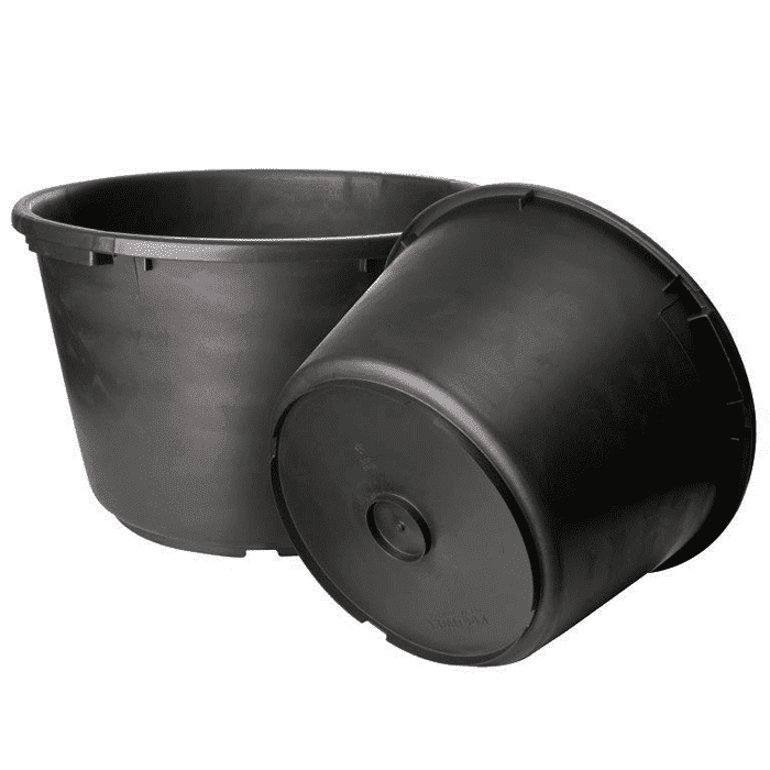 Mortar tub 45 litre, black