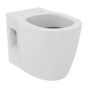 Ideal Standard Connect Freedom floor-mounted toilet, raised model