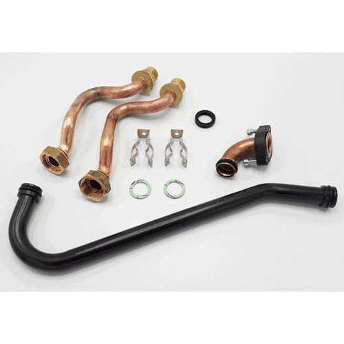 Remeha piping set supply/return and gas