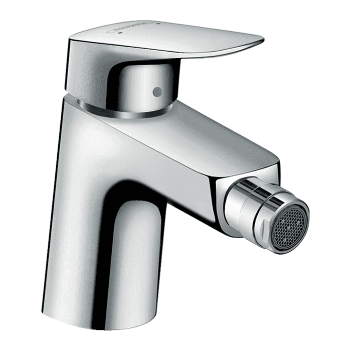 Hansgrohe Logis 70 single-lever bidet mixer tap with pop-up waste set