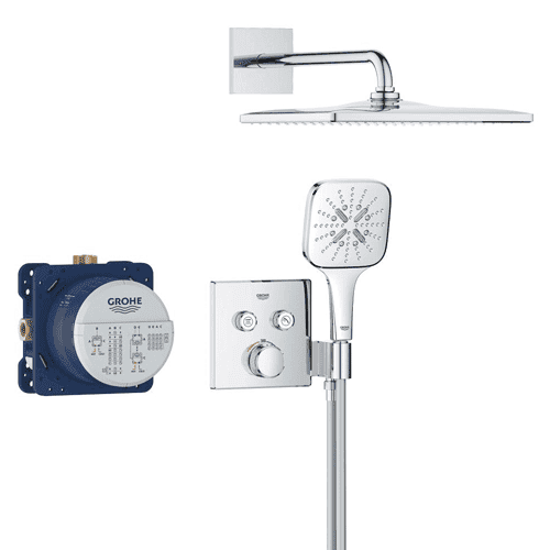 GROHE Grohtherm SmartControl Perfect shower set with Rainshower Mono 310 Cube