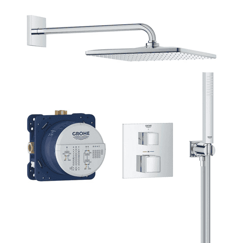 GROHE Grohtherm Cube Perfect shower set with Rainshower Mono 310 Cube