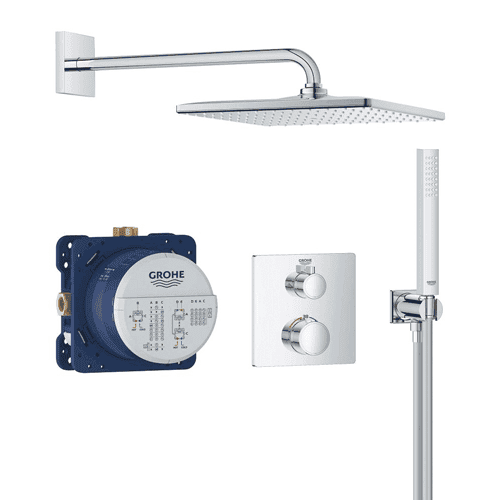 GROHE Grohtherm Perfect shower set with Rainshower Mono 310 Cube
