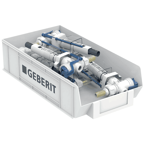 Geberit vlotterkraan type 383, set 6 stuks