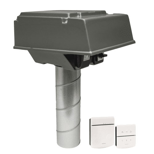 Orcon pipe roof fan MPV-10WRB with RF and CO2 control