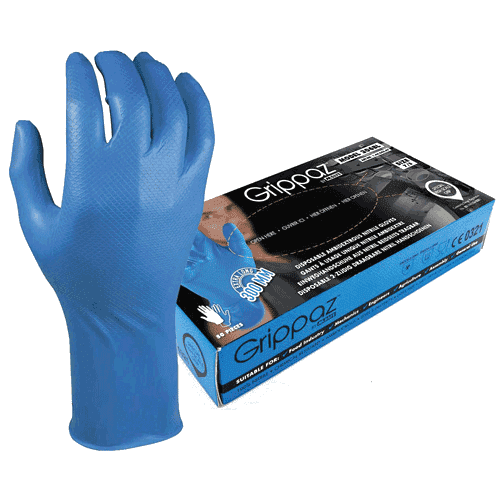 921355 Work glove M-Safe Ni-Gr bl (24pr) L