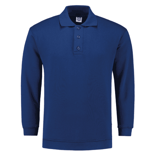 Tricorp polo-neck sweater with waistband - royal blue