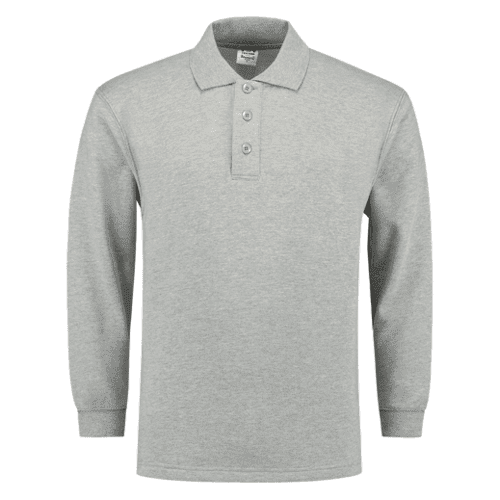 Tricorp polo-neck sweater - grey melange