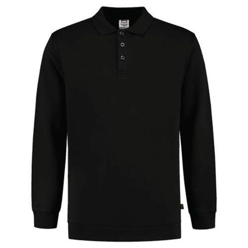 Tricorp polo sweatshirt 60°C washable - midnight black