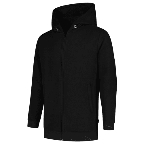 Tricorp hooded sweat jacket 60°C washable - black