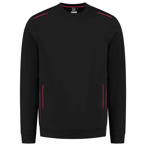 Tricorp jumper Accent - black/red