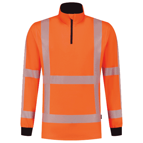 Tricorp zipsweater RWS Revisible - fluor orange