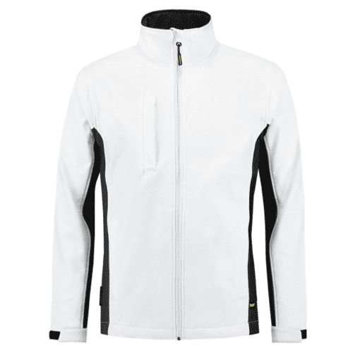 Tricorp softshell jack bi-color - white/dark grey