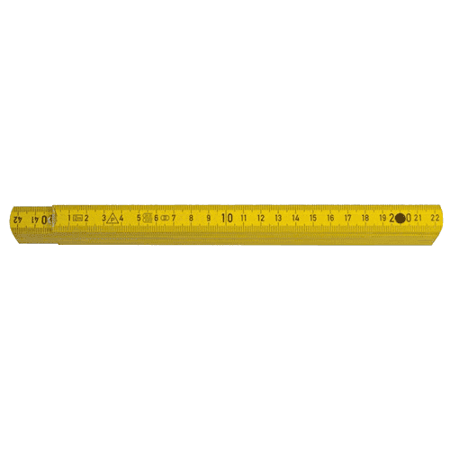 940132 Folding ruler wood L=1mtr