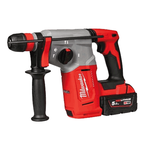 Milwaukee M18 boorhamer SDS+ 4 standen