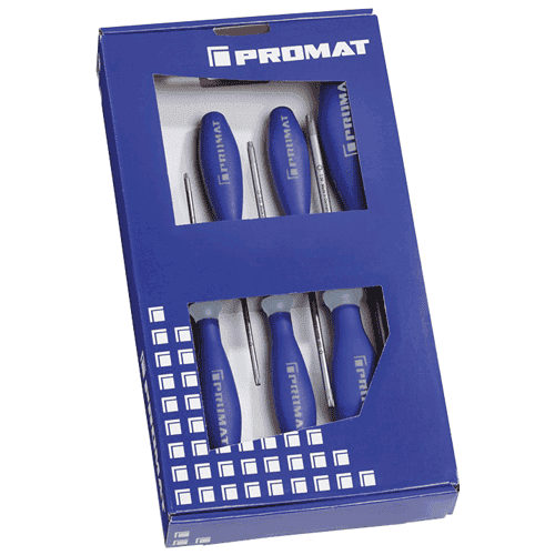 Promat Torx screwdriver set, 6-piece