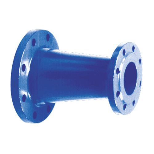 Flanged reducer, centric